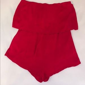tobi red romper